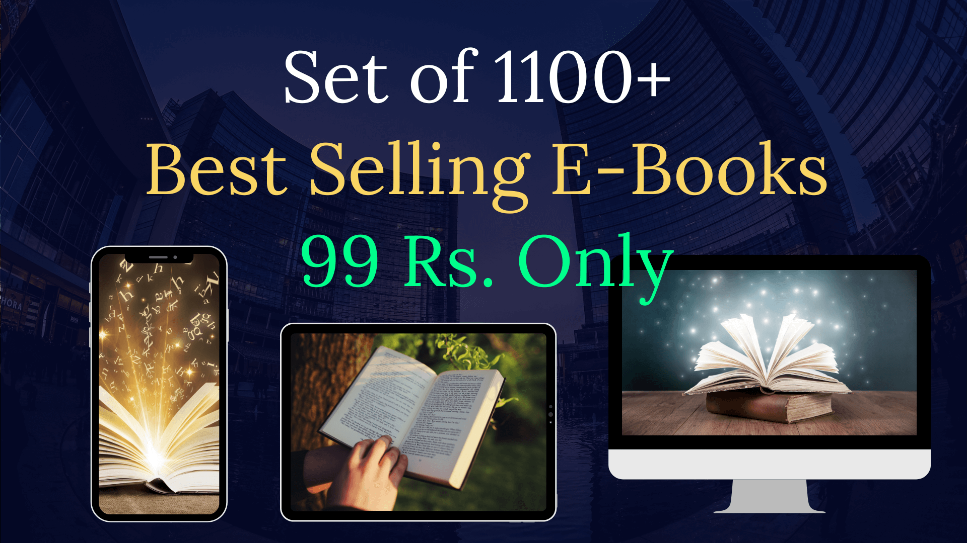 Set Of 1100+ Best Selling E-Books